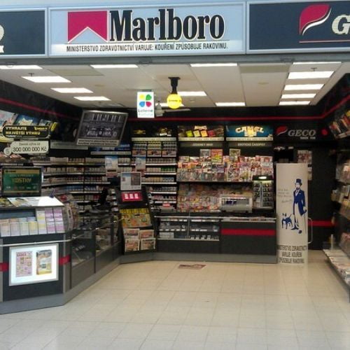 Access system for GECO 3 GECO Tobacco stores with Aktion access system