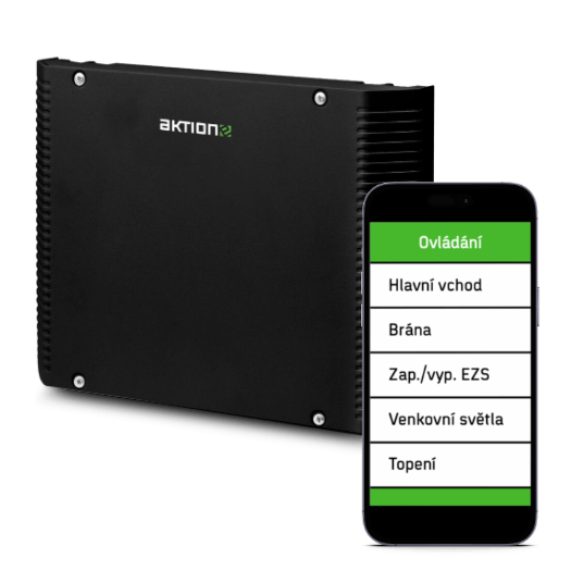 Timeless hardware for the Aktion 3 attendance and access control system Aktion eXpander is an integration module of the attendance system that allows to control other devices in the company from lights to barriers