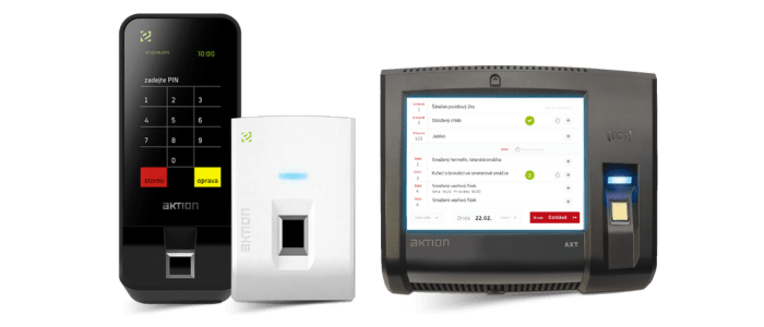 Aktion attendance system for enterprises and large companies