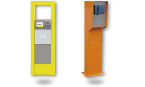 Stands for access sensors and other special accessories for the Aktion access control system