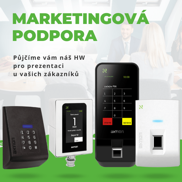 We will lend you our HW Aktion for business presentations to your customers