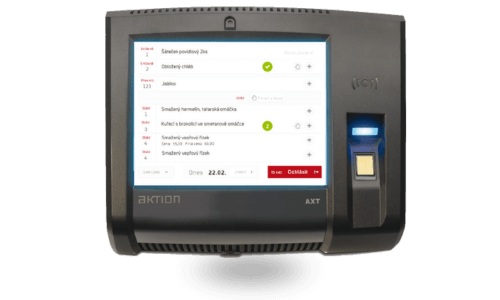 Aktion multifunctional terminal for ordering food