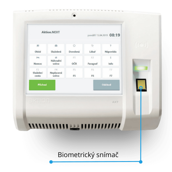Multifunctional biometric terminal action sq
