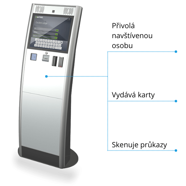 Automatic self-registration kiosk Aktion replaces the doorman completely