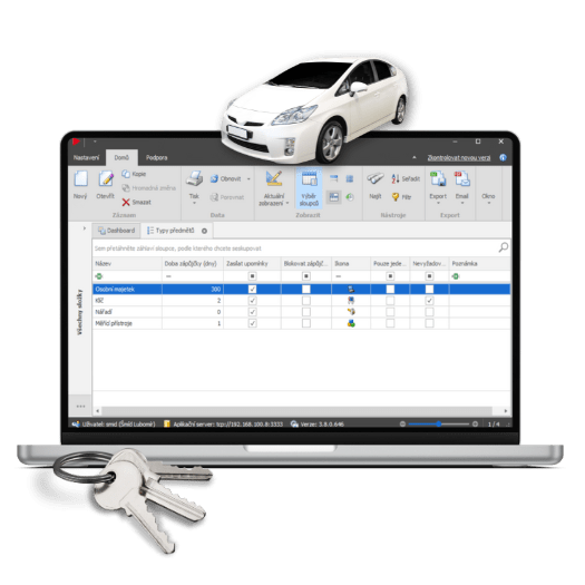 You can sort items by groups in the Loan Register