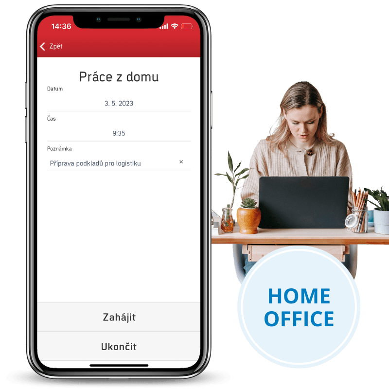 Aktion attendance system can also handle Home Office - aktion.cz