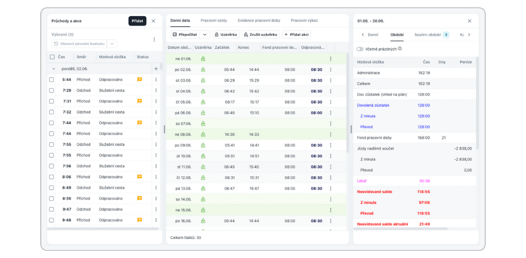 New Aktion eNEXT - my attendance